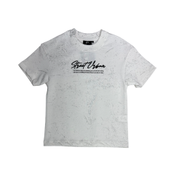 Camiseta T006 Streed Manchitas Blanco