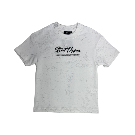 Camiseta T006 Streed Manchitas Blanco