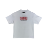 Camiseta T007 Streed Blanco letras rojas