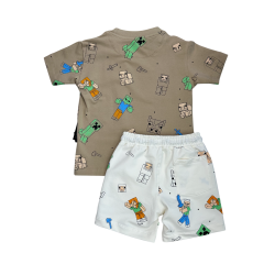 Conjunto Bebè T0275 Stb Minecraft