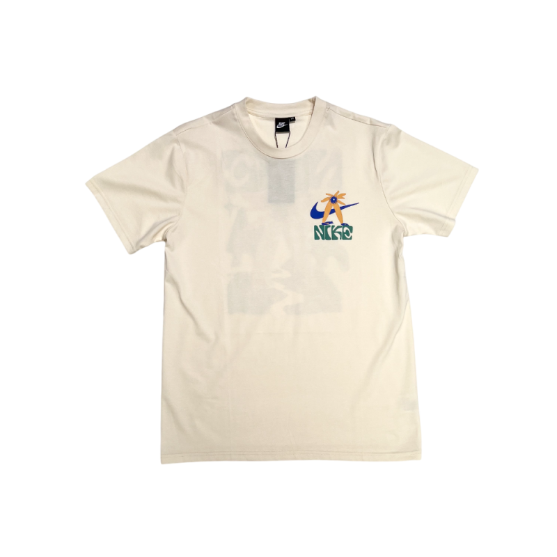 Camiseta T003 Nk Flower Camel
