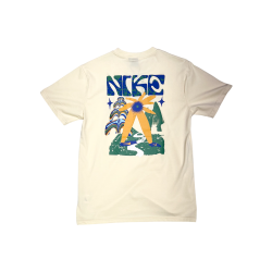 Camiseta T003 Nk Flower Camel